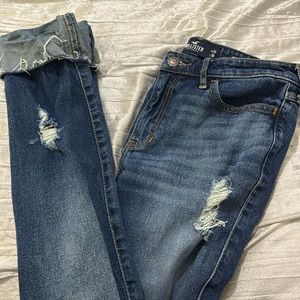 High-rise Hollister jeans